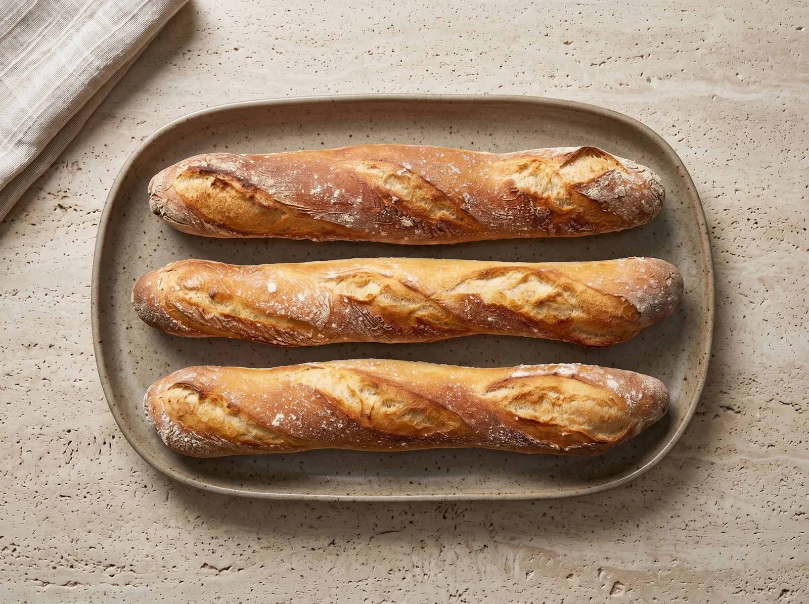 Baguette de tradition française — in Nahaufnahme gezeigt
