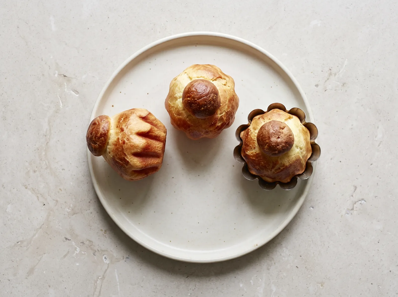 Brioche parisienne — in Nahaufnahme gezeigt