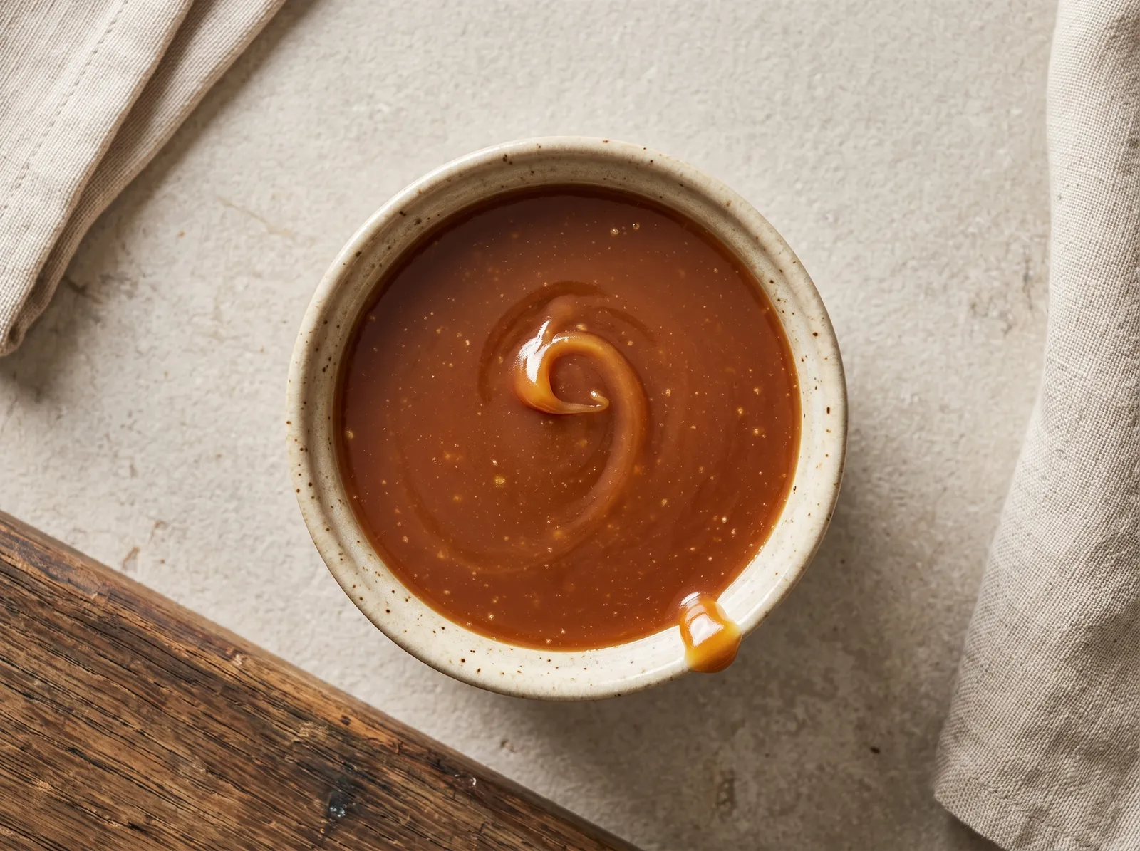 Caramel au beurre salé:盛在碗中