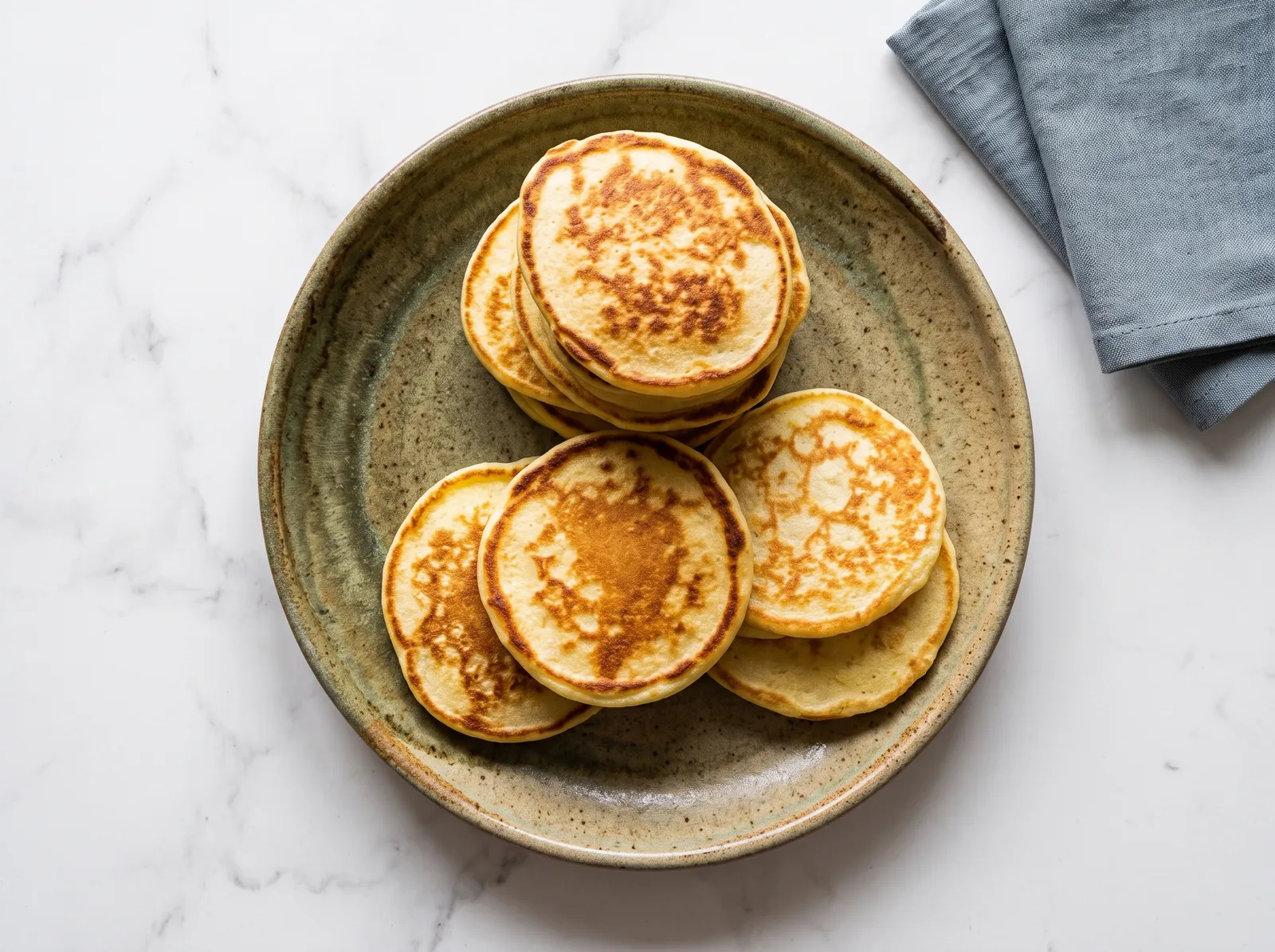 Crêpes vonnassiennes — auf einem Teller angerichtet