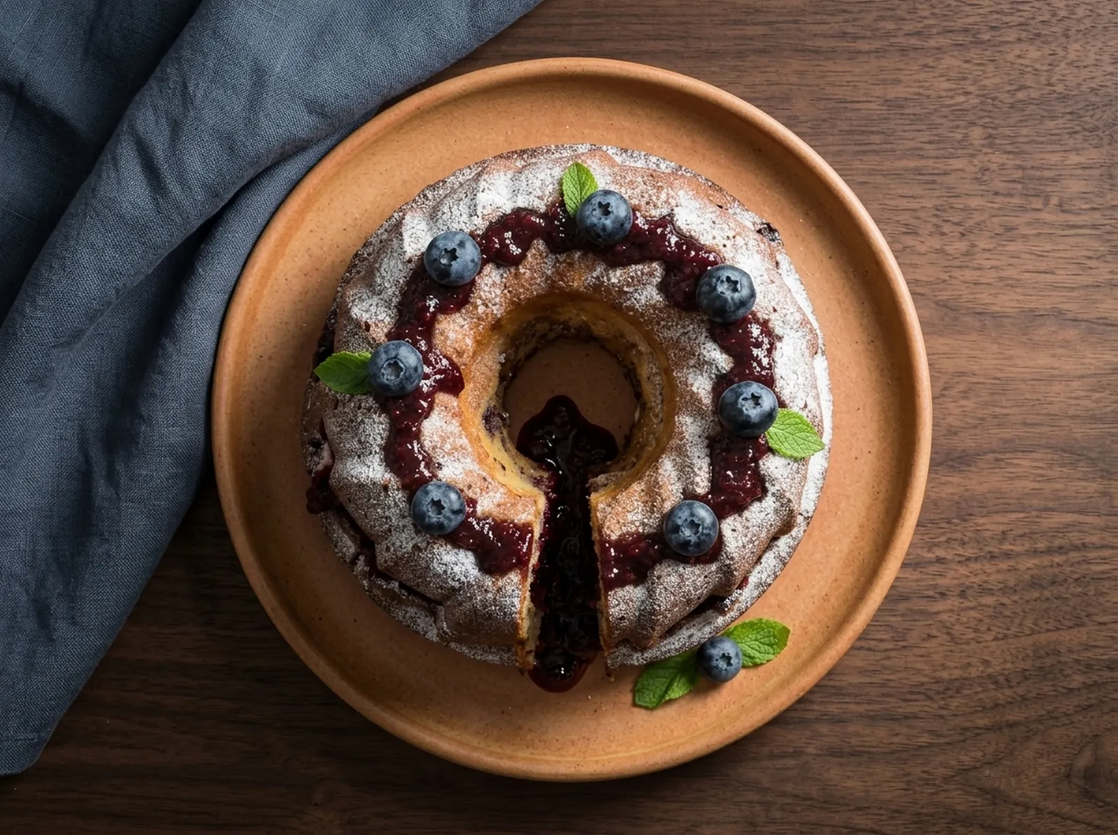 Kougelhopf — im Ganzen nach dem Backen gezeigt