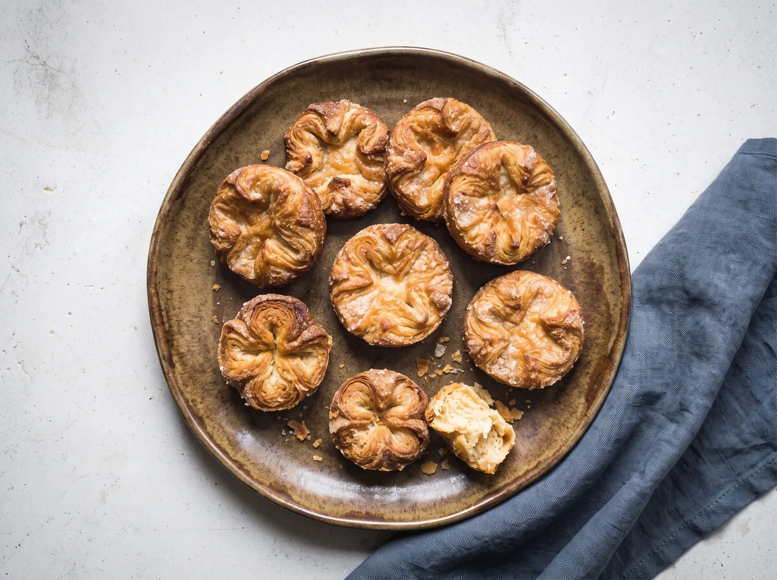 Kouign-amann — auf einem Abkühlgitter